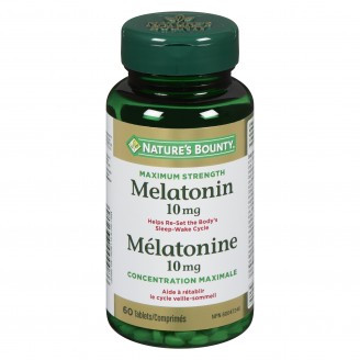 Nature's Bounty Melatonin, Maximum Strength 10mg - 60 Tablets